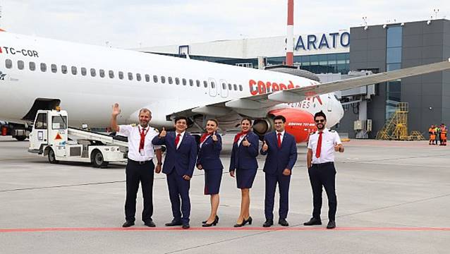 Corendon Airlines, 2 Rus havalimanından Antalya uçuşlarına başladı